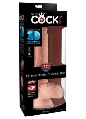10" Triple Density Cock with Balls